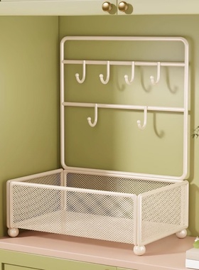 门口鞋柜上的摆件玄关钥匙收纳摆件入户装饰盒置物架桌面整理神器