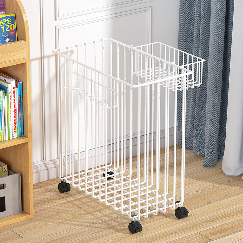 娃娃收纳箱玩具收纳筐可移动带轮毛绒玩偶儿童装放公仔的收纳神器