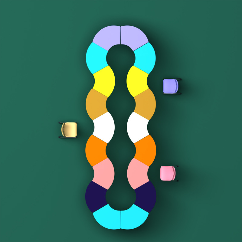 桌椅培训班组合辅导班幼儿园桌子学生课桌书桌套装学习课桌椅