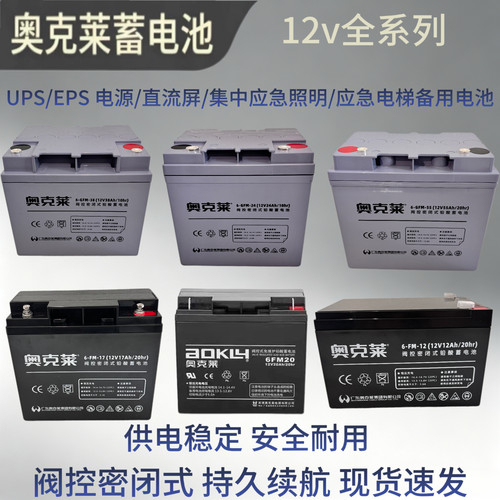 奥克莱蓄电池UPS应急消防主机