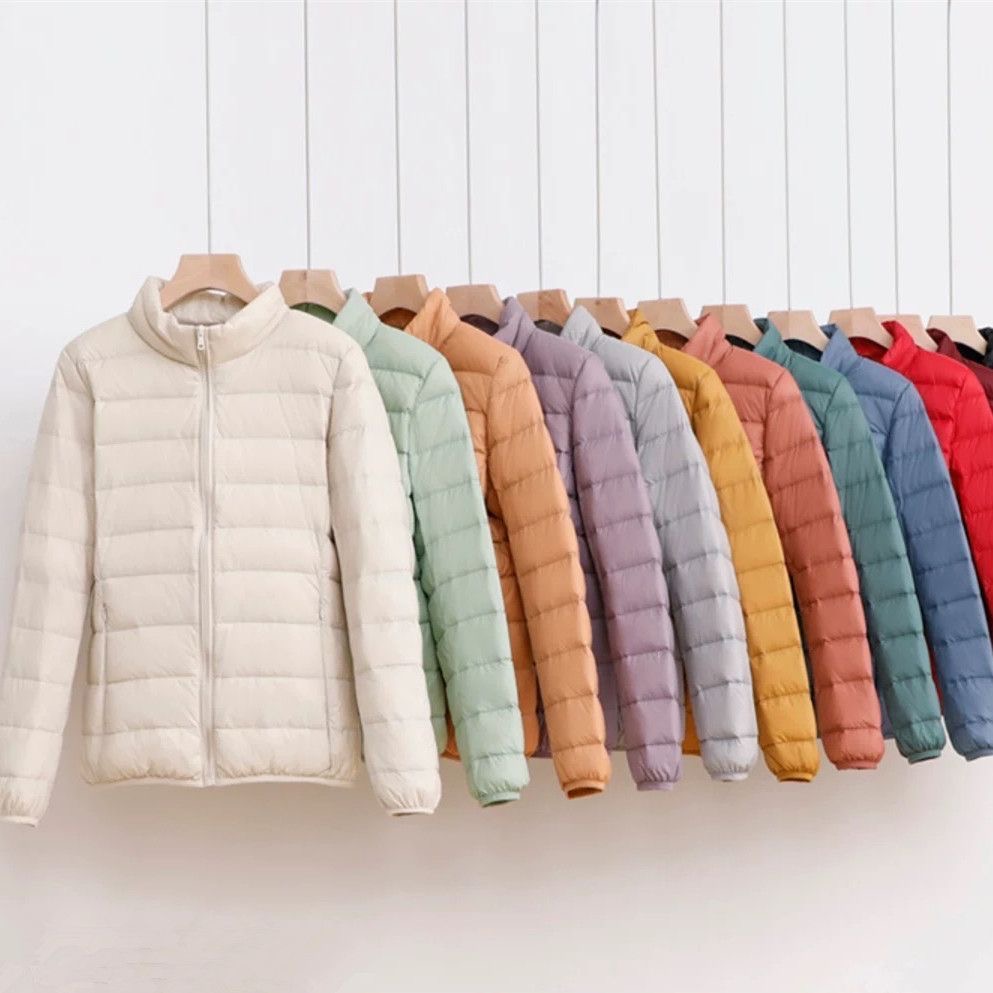 南极人新款轻薄羽绒服女短款超轻外套超薄轻便时尚简约大码连帽