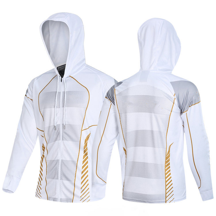 钓鱼防晒服定制印图logo文字连帽抗UV钓鱼服UPF50+矶钓海钓路亚服