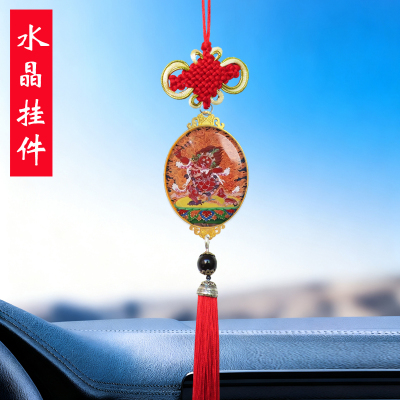 马头明王金刚像汽车挂件结缘佛像密宗护法唐卡藏传供奉寺庙礼品