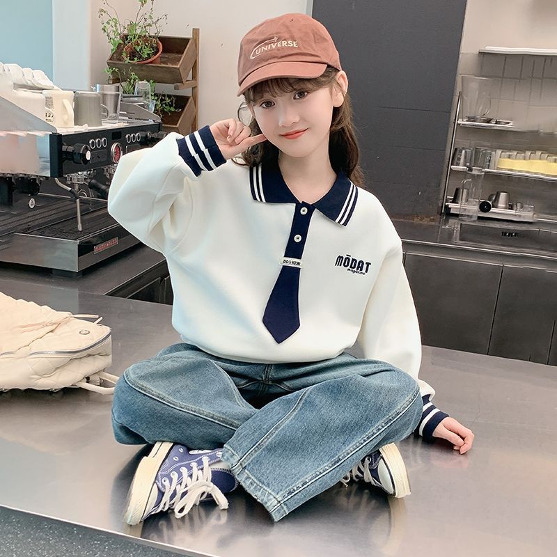 女童春装卫衣2026新款洋气POLO衫