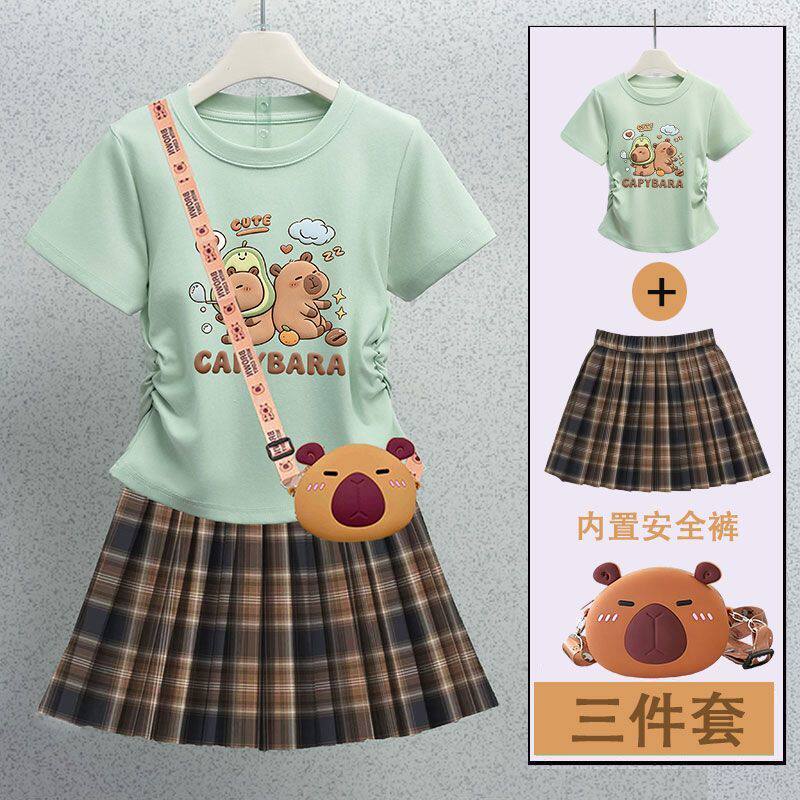 女童连衣裙夏季2026新款可爱套装