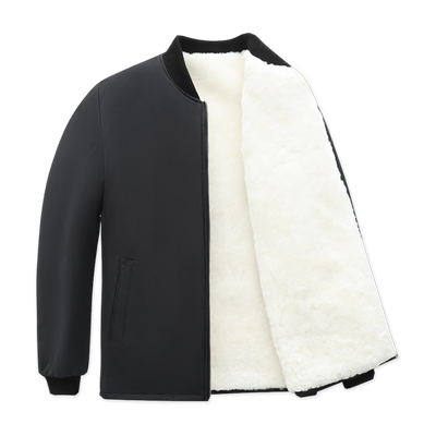 25年新款真羊皮毛一体皮衣冬季加厚保暖羊皮袄男女羊毛内胆棉衣服