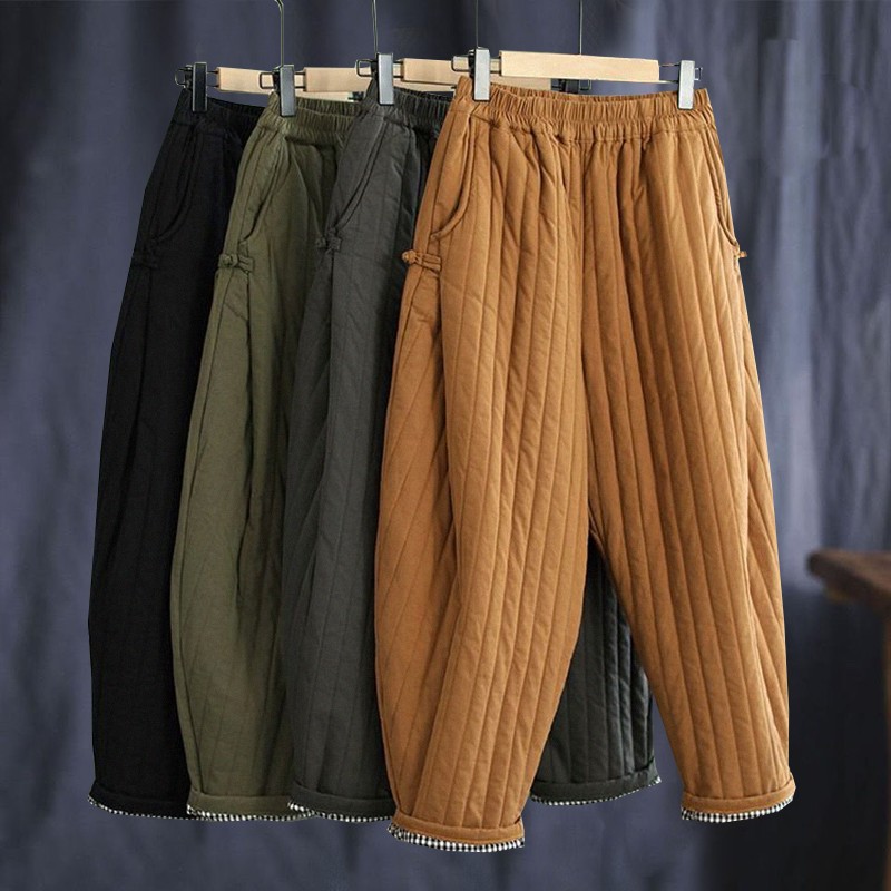 清仓捡漏夹棉加厚棉裤女