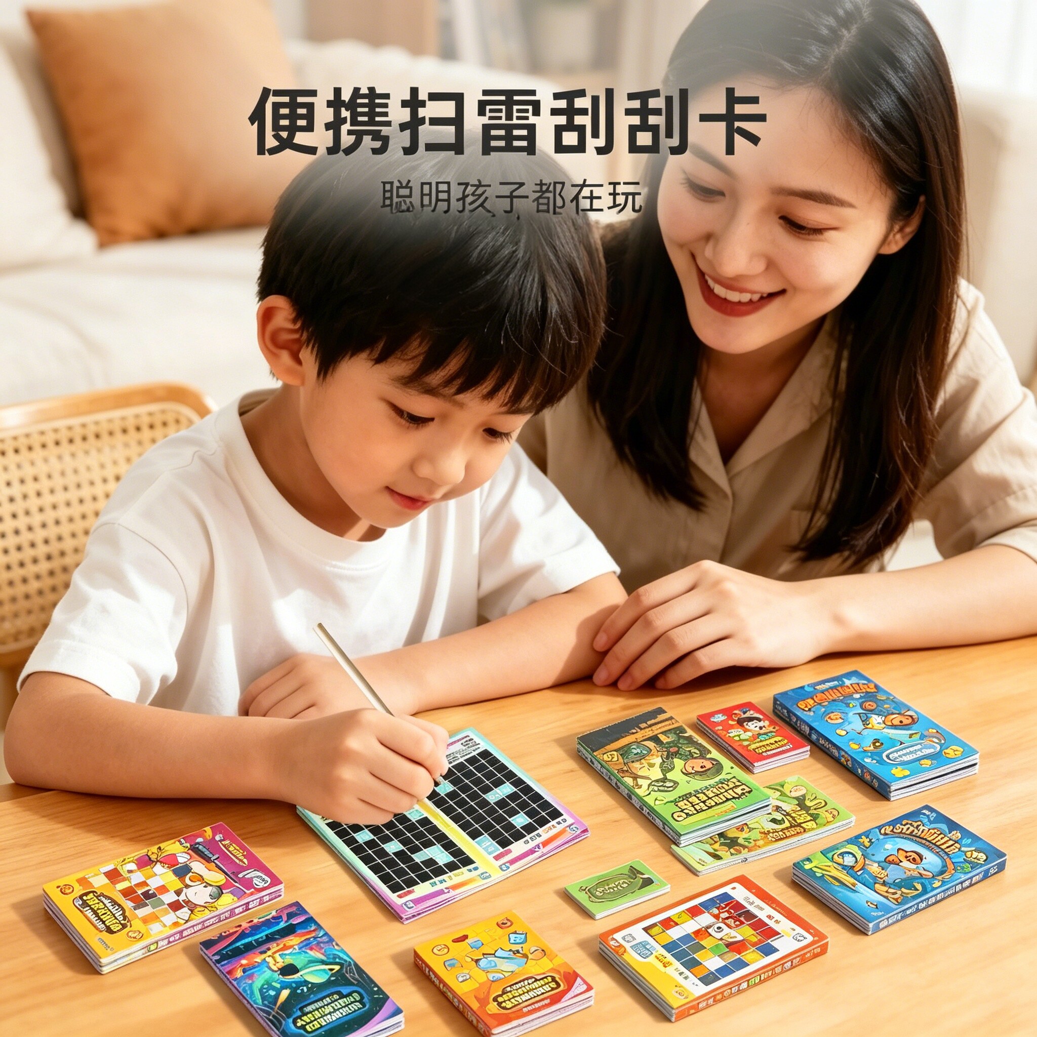 长途旅行益智扫雷刮刮卡桌游