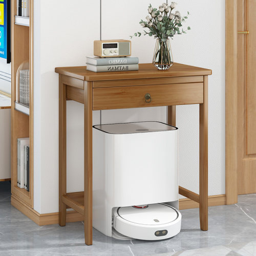 拖扫地机器人置物架落地收纳柜