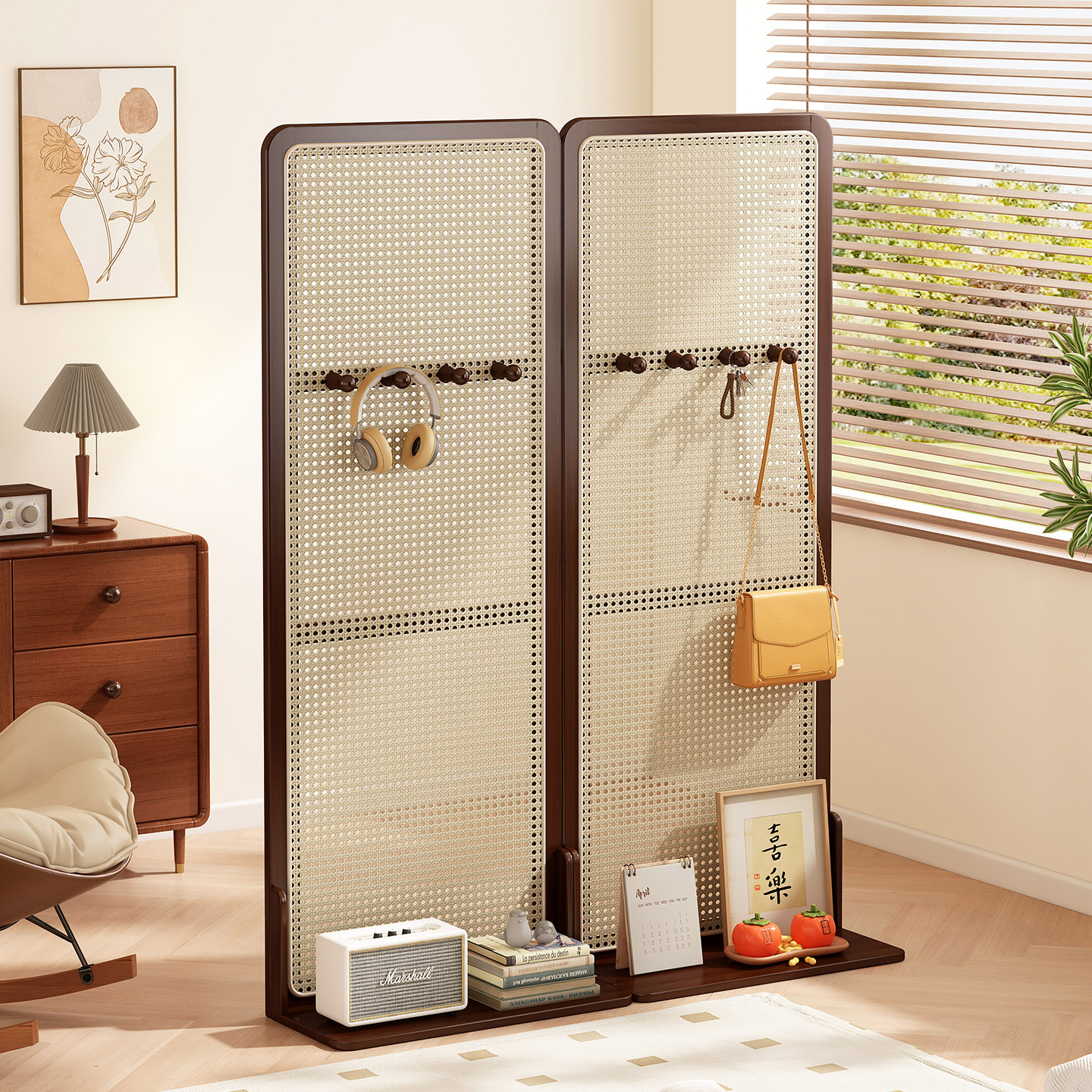 屏风隔断客厅2025新款入户正对门