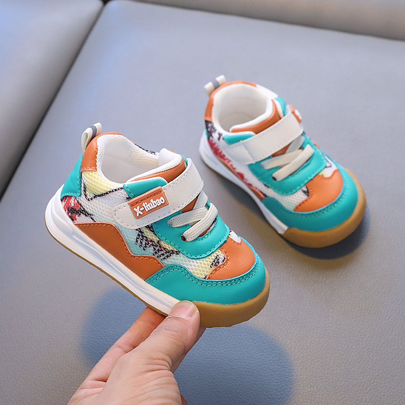 时尚撞色1一3岁男女宝防滑机能鞋