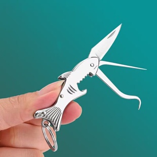 便携不锈钢牙签小刀剔牙神器牙钩探针家用口腔护理牙齿清洁工具