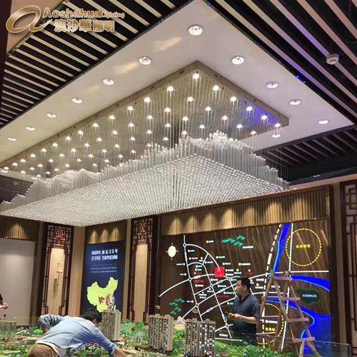 售楼部吊灯售楼处沙盘区灯具酒店大堂灯非标工程KTV水晶吊灯,家装灯饰光源,客厅吊灯,淘宝优惠券,粉丝福利购,淘宝优惠卷