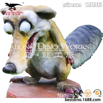仿真冰河时代模型松鼠(Scrat)仿真:模型卡通动物模型制作