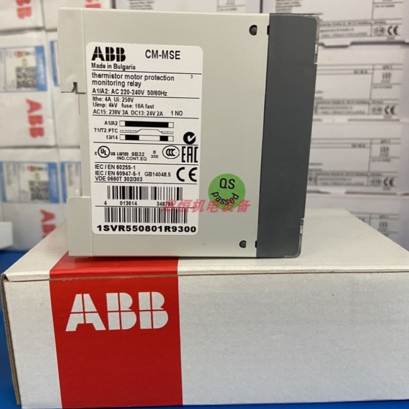 议价ABB监测继电器 CM-MSE 1no 220-240V AC1SVR550801R9300