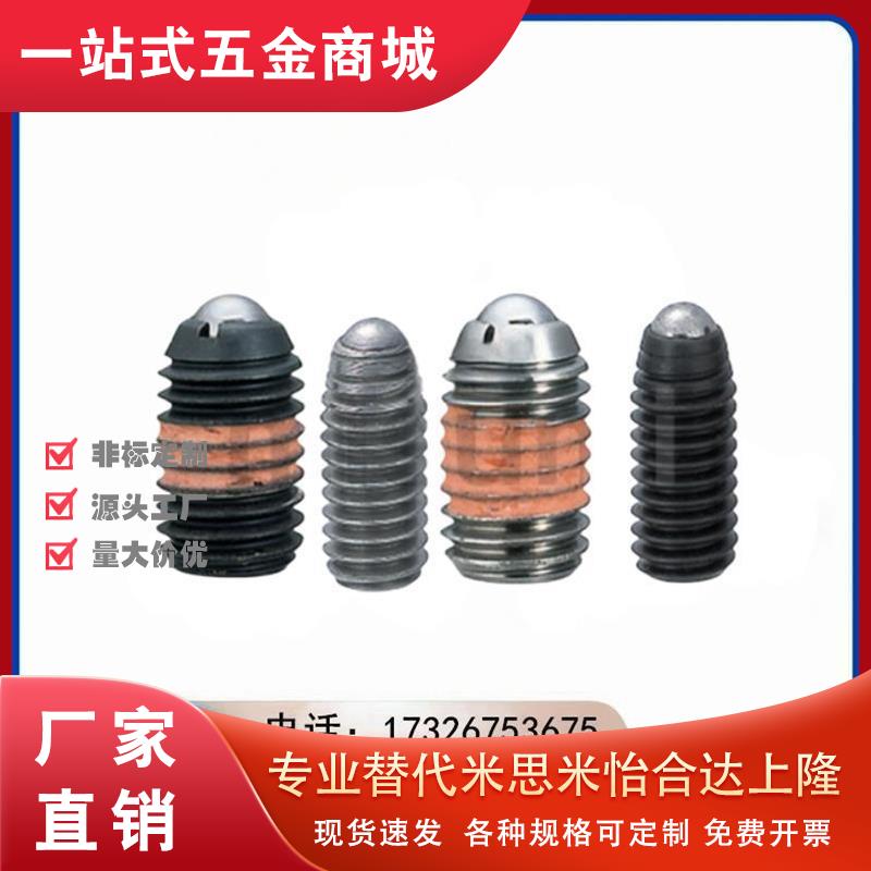 BPJ/BSJ3/4/5/6/8/10/12/16替代米思米型球头柱塞