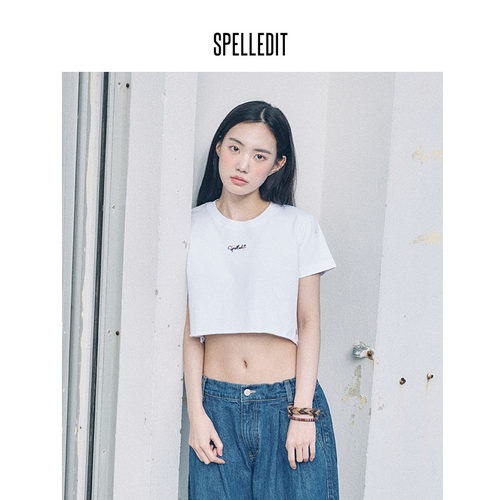 SPELLEDIT韩系Spell蝴蝶结T恤