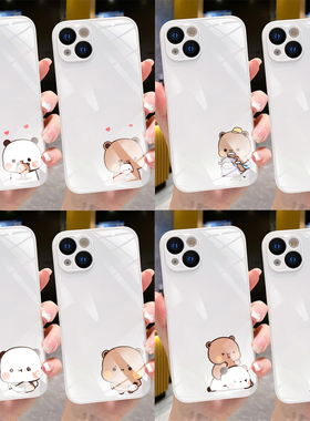 新款硬壳钢化玻璃液态一二布布手机壳任意机型定制适用苹果16/15/14/113promax小米华为荣耀vivoppo红米iqoo