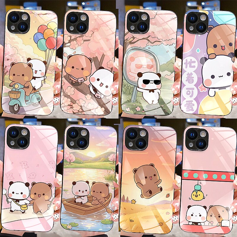 新款钢化玻璃一二布布手机壳定制任意机型适用iPhone17/16/1514/131211promax三星A52华为Mate60VIVOX100至尊