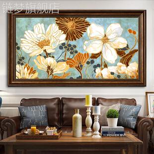 网红欧电式大尺寸电表箱装饰画免打孔关闸盒遮开挡配电箱客厅美式