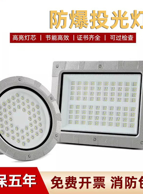 亚明LED防爆灯投光灯50W100瓦仓库厂房化工厂加油站泛光灯耐高温