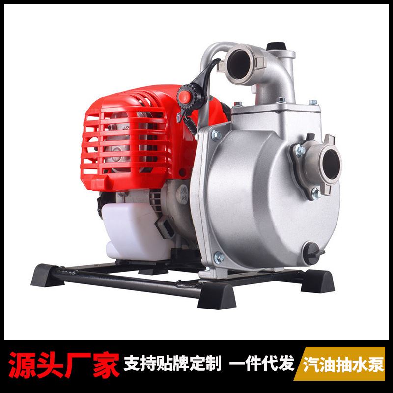 汽油抽水机农用水泵一寸汽油自吸抽水泵小型便携式灌溉高扬程高压