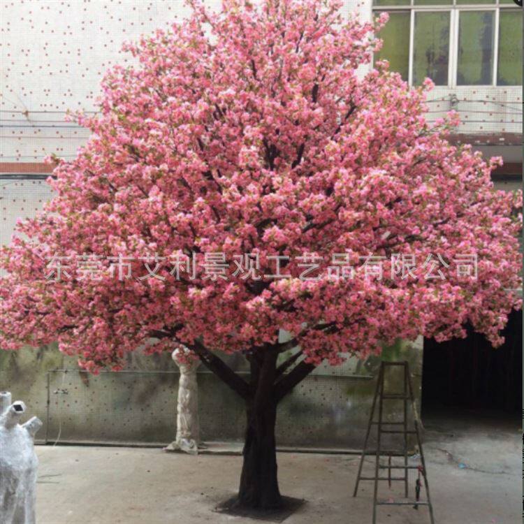 仿真樱花树 园林景观工程大型仿真桃花树 户外人造绿植装饰树