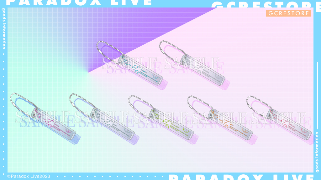 现货 Paradox Live PL TRUST 亚克力长条挂件 全7种 周边