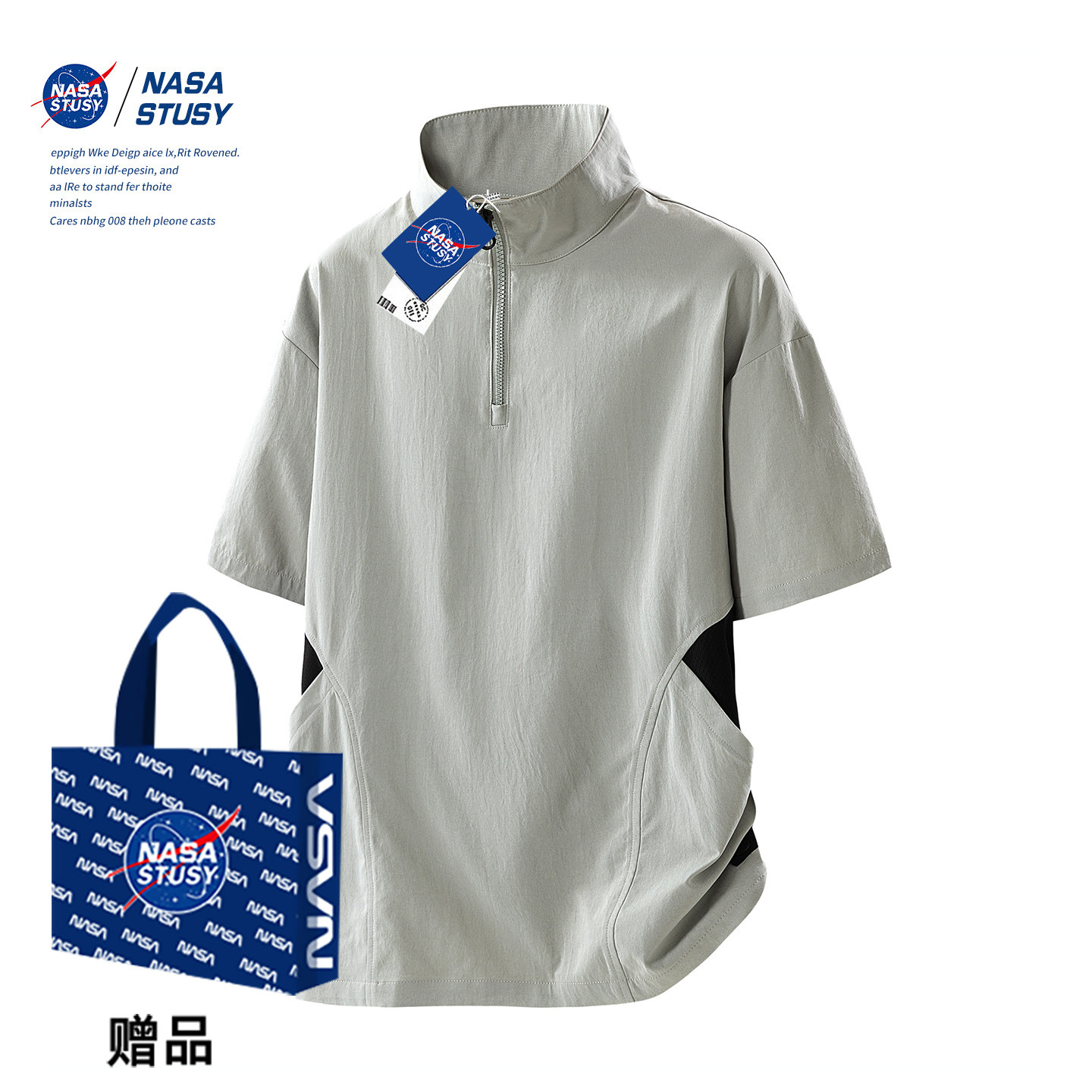 NASA官方进口美式潮牌短袖T恤图片