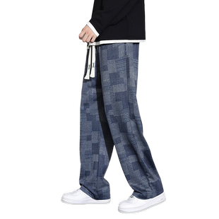 NASA STUSY美式2025新款夏装男款休闲长裤子透气男士薄款