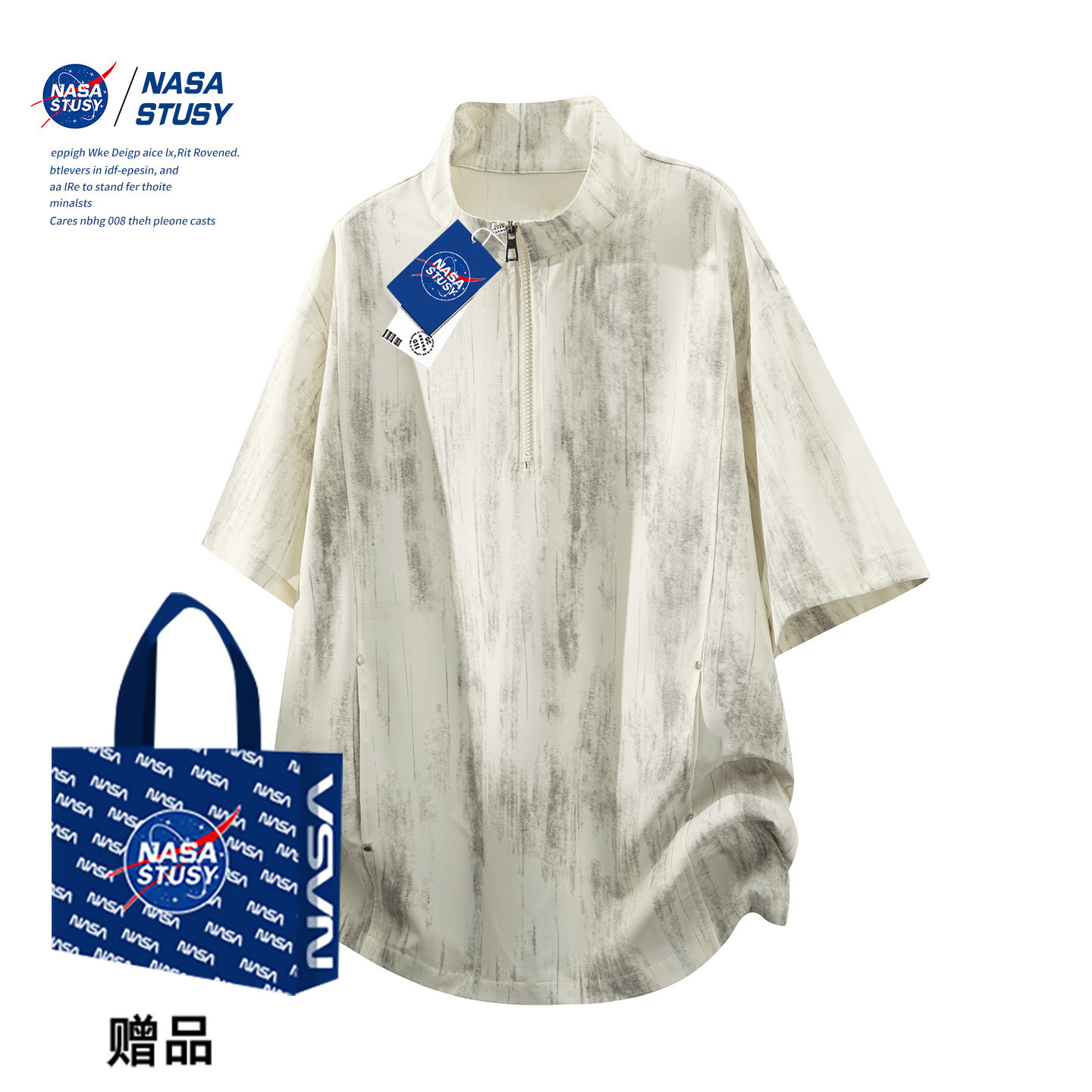 NASA官方进口美式潮牌短袖T恤图片