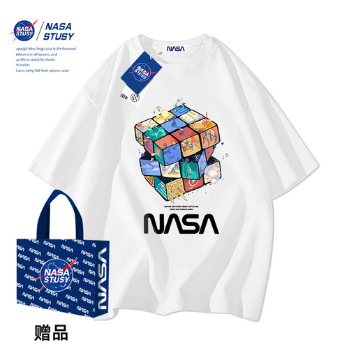 NASA官方进口美式潮牌短袖T恤