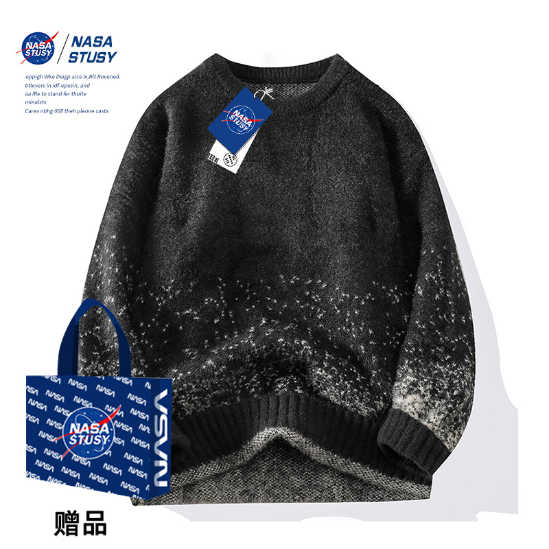 NASA官方进口美式潮牌毛衣