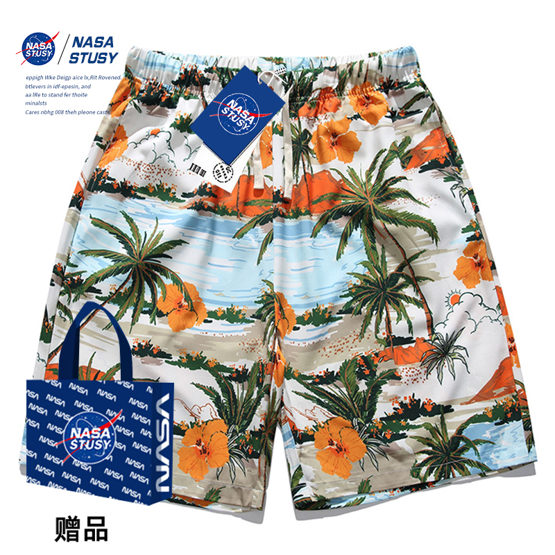 NASA官方进口美式潮牌休闲短裤