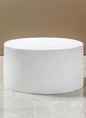 跨境圆形烤漆地台直播婚纱服装店模特摆件增高底座圆形站台展示台