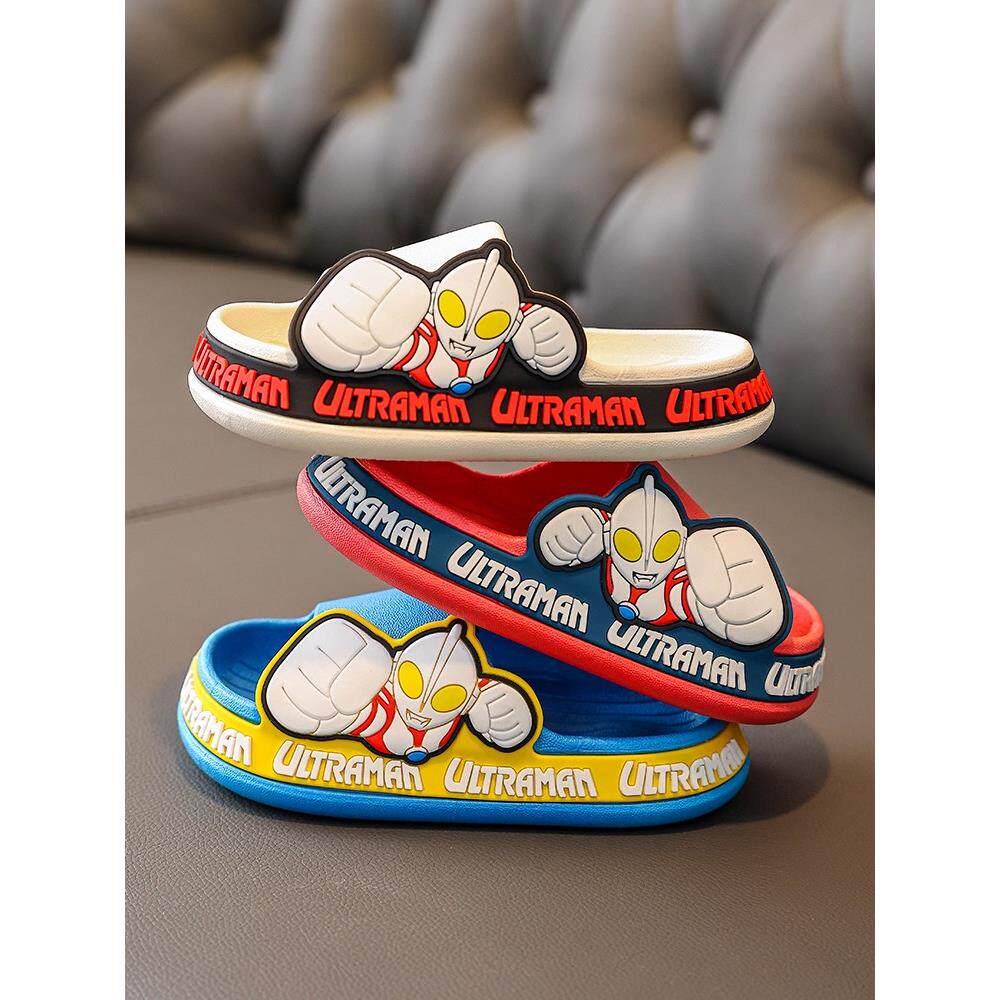 英国next kiss儿童拖鞋夏季可外穿防滑奥特曼男孩居家室内洗澡女