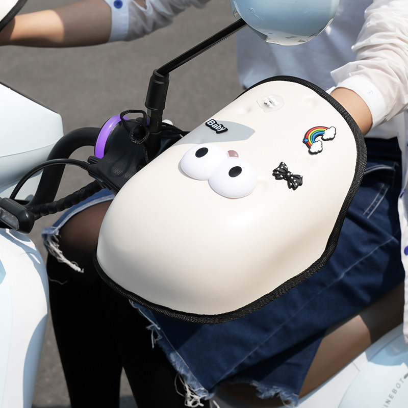 电动车防晒手套夏季电瓶自行车新款立体把手护罩遮阳挡风车把套女