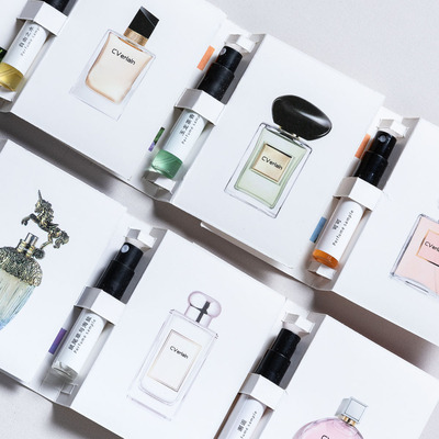 男女士香水越南卡片香水持久蓝风铃反转邂逅Q版试用装3ml