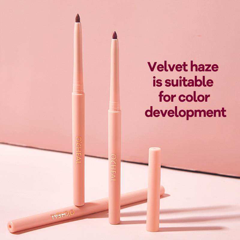 跨境英文版OCHEAL防水持久唇线笔勾勒唇形哑光雾面口红唇部彩妆