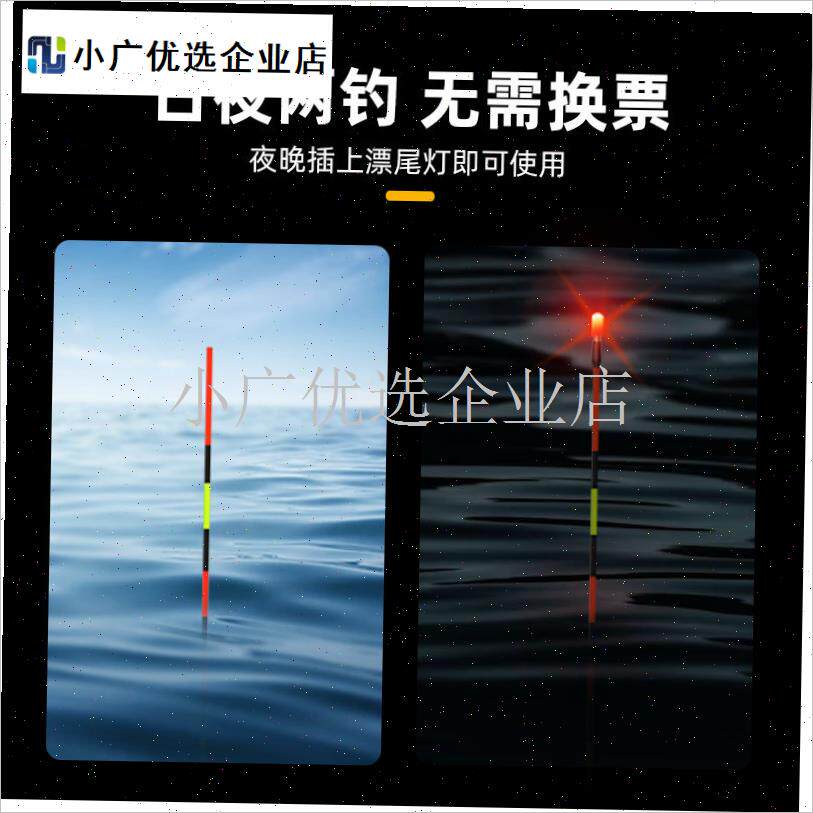 丹尼富夜钓漂尾灯鱼漂电子头钓鱼D夜光棒超亮浮漂夜光豆醒目豆漂\