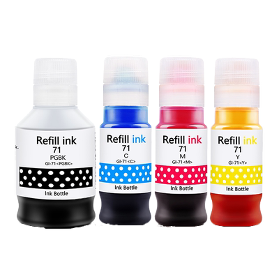 竞越71桌面墨水适用于佳能Canon G1020/G2020/G3020/G3060/G1220打印机71墨水办公桌面墨水