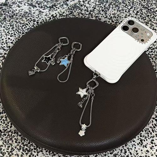星星蛇骨手机链金属手机挂绳新