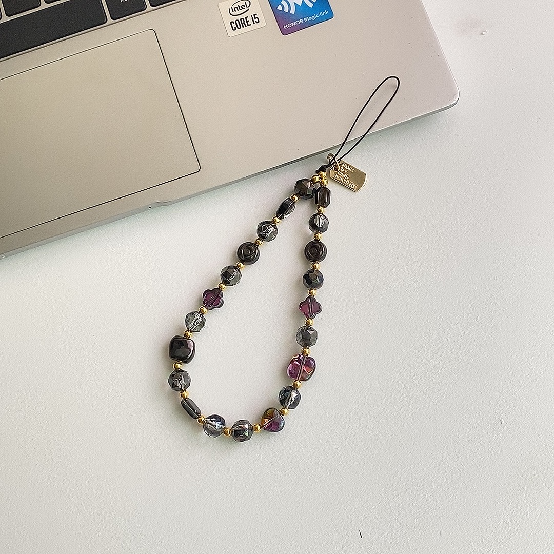 猫眼玻璃手机链新款手机挂绳短款