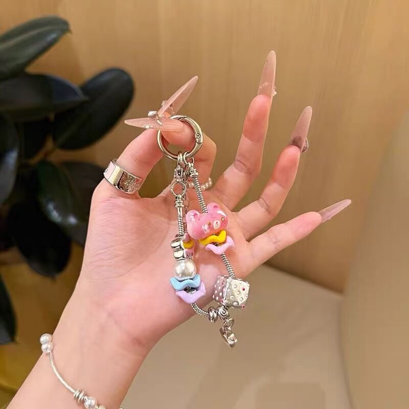小怪猫手机链可爱蛇骨挂绳