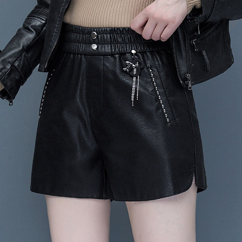 a宽松打底靴裤pu皮裤皮裤女