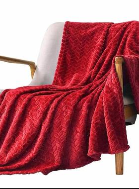 coral velvet blanket flannel office nap air-condition quilt