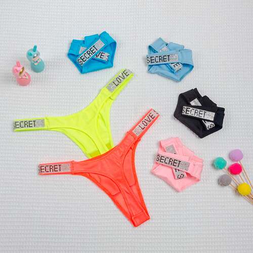 Women's G-String Thong Sports Panties String Underwear B