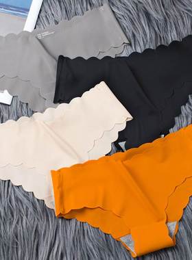 Sports Women's Panties Seamless Briefs Mid Rise Underwea