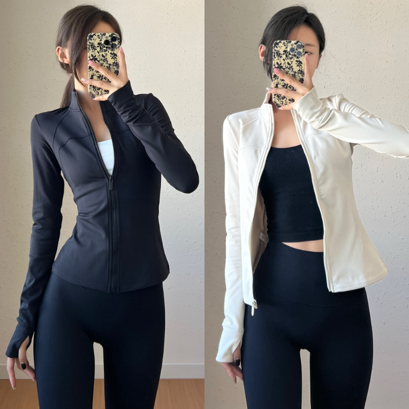 新款加绒瑜伽服女秋冬防风立领拉链运动外套修身显瘦跑步健身服,运动/瑜伽/健身/球迷用品,瑜伽外套,淘宝优惠券,粉丝福利购,淘宝优惠卷