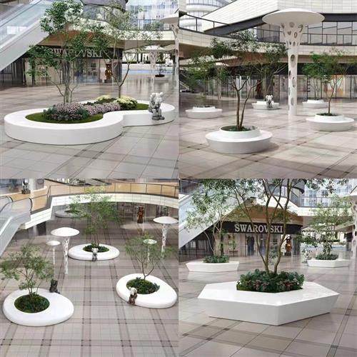 玻璃钢坐凳商场户外树池座椅园林花盆坐椅休闲椅景观凳简约,商业/办公家具,排椅系列,淘宝优惠券,粉丝福利购,淘宝优惠卷